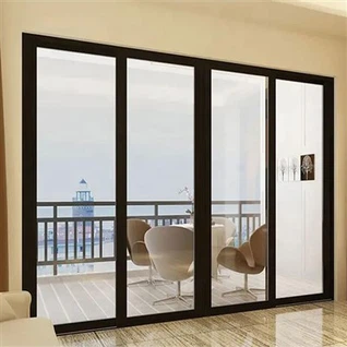 Drzwi przesuwne ze szkła aluminiowego